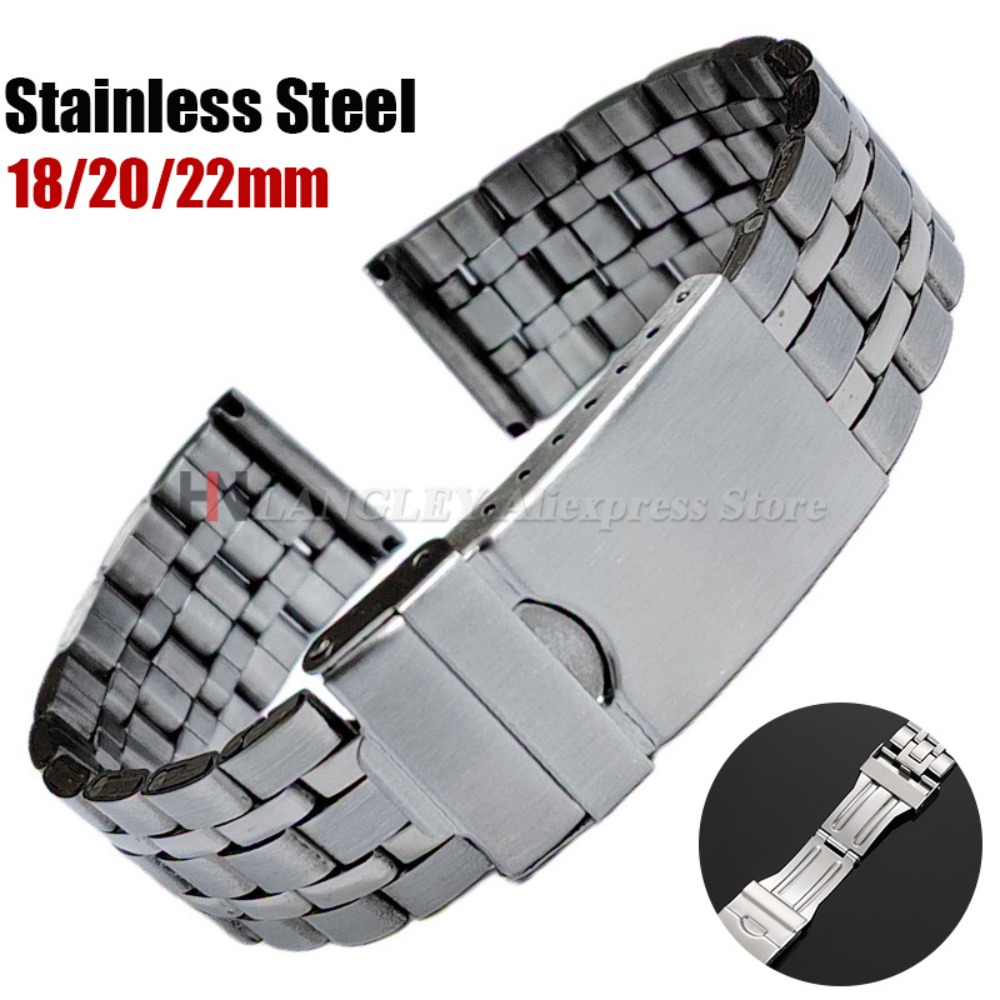 Seiko Watch Prospex - Paslanmaz Çelik Saat Kayışları 18mm 20mm