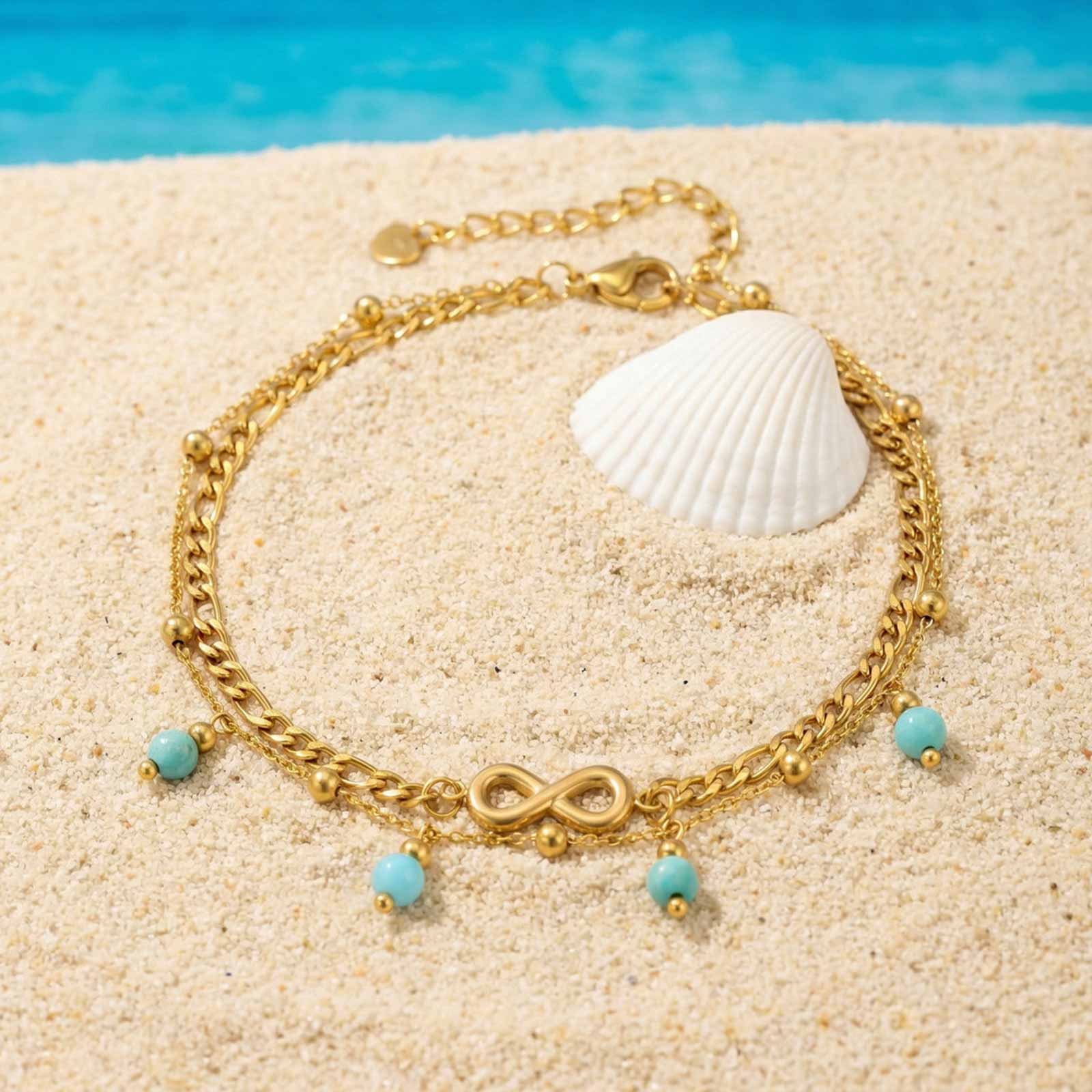 Jc Jewelry & Watches Photos - Vnox Yeni Boho Çift Katmanlı Sonsuzluk