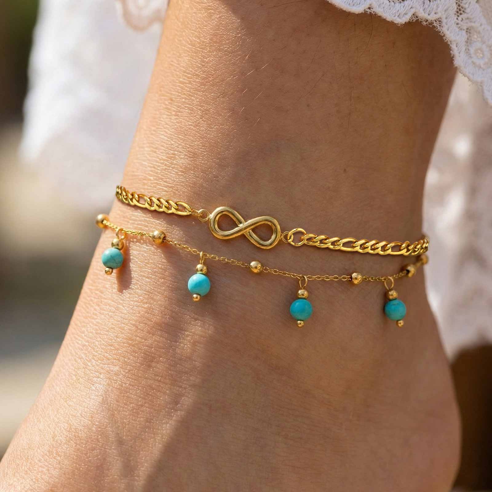 Vnox Yeni Boho Çift Katmanlı S - Jc Jewelry & Watches Photos incelemesi ve fiyatı